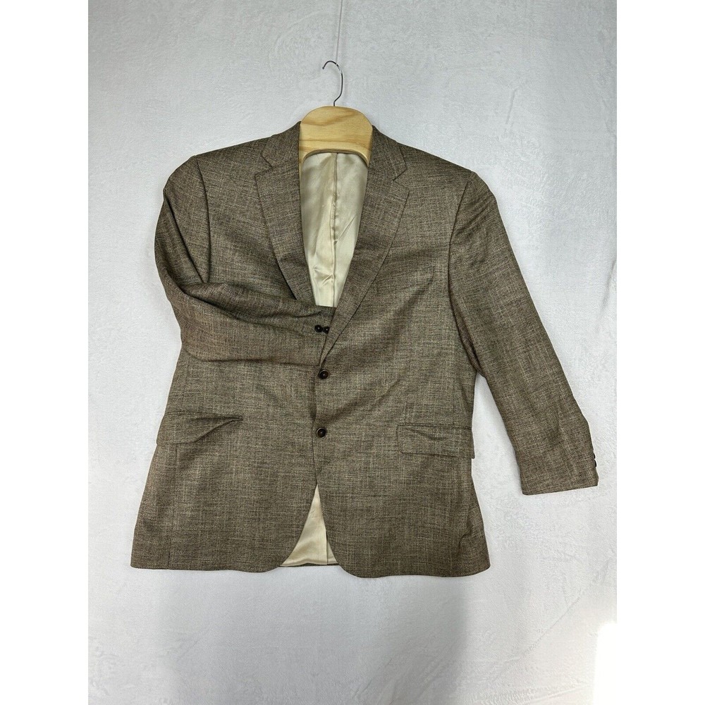 Patrick James Reserve Men’s Sport Coat 44R Valuto SPJ Bamboo Blazer Jacket Beige